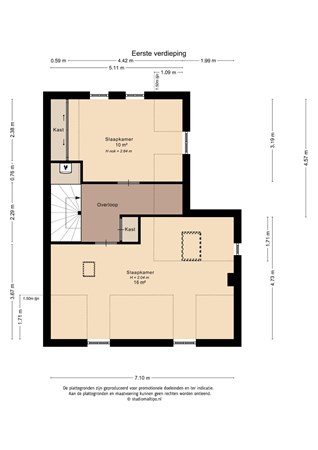 Floorplan - Dorpsdijk 14, 4156 AK Rumpt